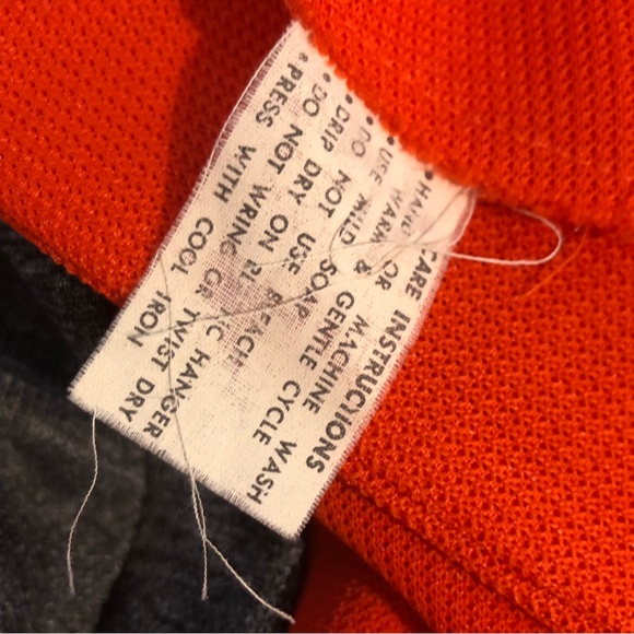 Vintage Paul of California 1970’s Dress gray and tomato red - Picture 5 of 9